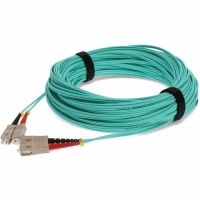 ADDON ADD-SC-SC-25M5OM3 25M SC TO SC AQUA OM3 DUPLEX OFNR (RISER-RATED) FIBER PATCH CABLE