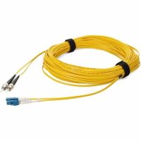 ADDON ADD-ST-LC-12M9SMF 12M ST TO LC YELLOW OS2 DUPLEX OFNR (RISER-RATED) SMF FIBER PATCH CABLE