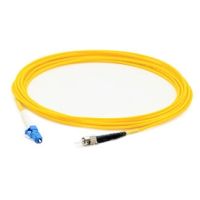 ADDON ADD-ST-LC-25M9SMF 25M ST TO LC YELLOW OS2 DUPLEX OFNR (RISER-RATED) SMF FIBER PATCH CABLE