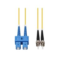 ADDON ADD-ST-SC-15M9SMF 15M ST TO SC YELLOW OS2 DUPLEX OFNR SMF FIBER PATCH CABLE