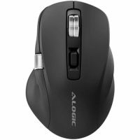 ALOGIC AMBT7KBK APEX BLUETOOTH USB-C RECHARGEABLE 7 KEYS PROGRAMMABLE MOUSE-BLACK