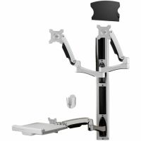 Amer Networks AMR2AWSV3 DUAL DISPLAY ARM TRACK WALL MO