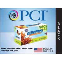 PCI AR455NTPC BRAND COMPATIBLE SHARP AR455NT BLACK TONER CARTRIDGE 35K YLD FOR SHARP AR-M3