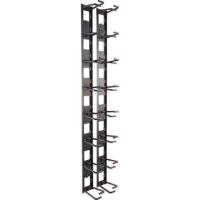 APC Vertical Cable Organizer, 8 Cable Rings, Zero U