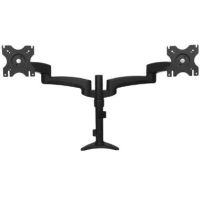 StarTech Dual Monitor Arm 12" To 24" Screen Support 60.20 LB Load Capacity Black Armdual