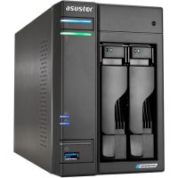 ASUSTOR AS6702T LOCKERSTOR 2 GEN 2 AS6702T 2 BAY NAS, QUAD-CORE 2.0GHZ CPU, DUAL 2.5GBE