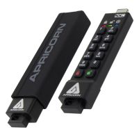 APRICORN ASK3-NXC-2256GB 256-BIT AES XTS HARDWARE ENCRYPTED SECURE USB 3.0 MEMORY KEY