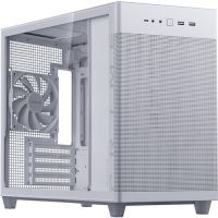 ASUS Prime AP201 Micro-ATX Case (White, Tempered Glass)