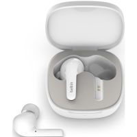 Belkin AUC006BTWH Soundform Flow Noise Canceling Earbuds Entry Level Anc White