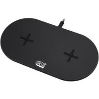 Adesso 15W Max Qi-Certified Dual 2-Coil Wireless Fast Charging Pad - AUH-1040