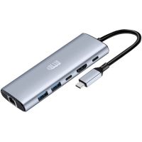 Adesso CyberHub AUH-4035 6-in-1 USB-C Multiport Hub