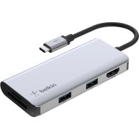 Belkin AVC007fqSGY-V2 USB-C 5-IN-1 MULTIPORT HUB 4K60