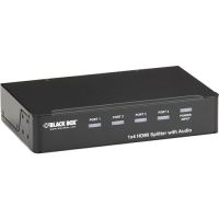 Black Box AVSP-HDMI1X4 HDMI Splitter - video/audio splitter - 4 ports
