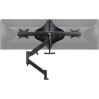 ATDEC AWMS-RHXB-H-B DIRECT TO DESK DUAL DISPLAY CROSSBAR DYNAMIC ARM DESK MOUNT, DUAL MONITOR