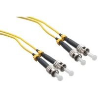 AXIOM AXG100071 ST/ST SINGLEMODE DUPLEX OS2 9/125 FIBER OPTIC CABLE 50M - TAA COMPLIANT
