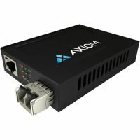 AXIOM AXG102645 TAA 100MBS RJ45 POE(PSE) TO 100BASE-FX MEDIA CONVERTER - MMF, LC, 2KM, 1310NM