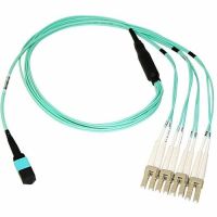 AXIOM AXG96645 MPO-4 LC OM4 BREAKOUT CABLE 6M