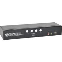 EATON TRIPP LITE SERIES B004-DUA4-HR-K 4-PORT DVI DUAL-LINK / USB KVM SWITCH WITH AUDIO AND CABLES, T