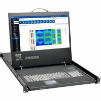 Tripp Lite B021-000-19-HD 1U Rack-Mount Consol with 19" LCD Monitor, Black