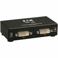 EATON TRIPP LITE SERIES B116-002A 2-PORT DVI SPLITTER WITH AUDIO AND SIGNAL BOOSTER, SINGLE-LINK