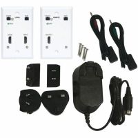 EATON TRIPP LITE SERIES B127A-1A1-FHFH HDMI OVER CAT6 EXTENDER KIT, WALLPLATE, 4K 60HZ, 4:4:4,
