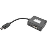 EATON TRIPP LITE SERIES B157-002-DVI 2-PORT DISPLAYPORT TO DVI HUB, DP1.2, TAA - 3-YEAR LIMIT