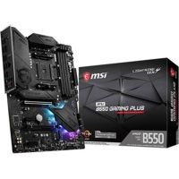 MSI B550GPLUS COMPUTER MPG B550 GAMING PLUS,AMD B550,BLACK/MATT,ATX,AM4,SUPPORTS 3RD GEN AMD RYZEN/ 3ND