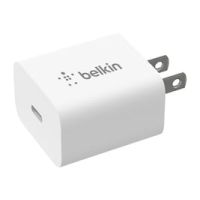 Belkin BBC005-WH 20W USB-C Portable Wall Charger Fast Charging Power Adapter, White