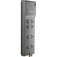 Belkin 8-Outlet Home/Office Surge Protector w/Telephone Line + Extended Cord - BE108230-12
