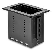 Startech BEZ4MOD SINGLE-MODULE CONFERENCE TABLE CONNECTIVITY BOX - CUSTOMIZABLE SOLUTION - ADD A