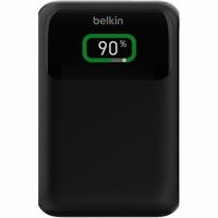 Belkin BPB020ttBK 65W 3-port USB Power Bank with Digital Display - 20K mAh - 2xUSB-C, 1xUSB-A - with USB-C Cable - Black