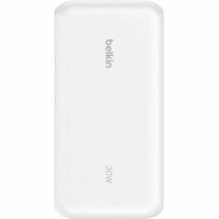Belkin BPB024fqWH BOOSTCHARGE POWER BANK 20K W/INTEGRATED CABLE,WHT