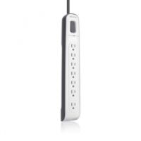 Belkin 7-outlet Surge Protector with 12 ft Power Cord with Telephone Protection - BV107200-12