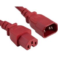 ENET SOLUTIONS C14C15-RD-6F-ENC C14 TO C15 6FT RED PWR EXTENSION CORD