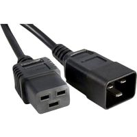 ENET C19C20-5F-ENC C19 TO C20 POWER CORD EXTENSION 12 AWG 20A/250V 5FT - LIFETIME WARRANT