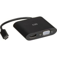C2G USB Type-C to HDMI and VGA MST Multiport Adapter (Black) - C2G29830