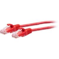 C2G Cat6a Snagless Unshielded (UTP) Slim Ethernet Network Patch Cable (25', Red) - C2G30166