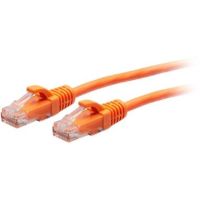C2G Cat6a Snagless Unshielded (UTP) Slim Ethernet Network Patch Cable (10', Orange) - C2G30178