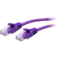 C2G Cat6a Snagless Unshielded (UTP) Slim Ethernet Network Patch Cable (1', Purple) - C2G30188