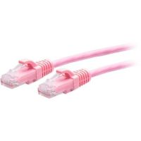 C2G Cat6a Snagless Unshielded (UTP) Slim Ethernet Network Patch Cable (1', Pink) - C2G30195
