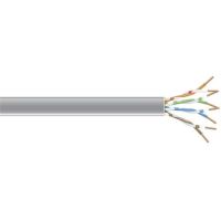 BLACK BOX C6-CMP-SLD-GY CAT6 250-MHZ SOLID ETHERNET BULK CABLE - UNSHIELDED (UTP), CMP PLENUM, GRAY, 100
