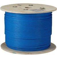 BLACK BOX C6ABC50S-BL-1000 CAT6A 650-MHZ SOLID ETHERNET BULK CABLE - SHIELDED (F/UTP), CMR PVC, BLUE, 1000-