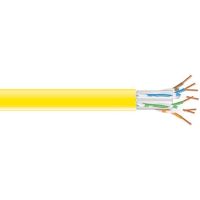 BLACK BOX C6ABC51-YL-1000 SUPPORTS 10-GBE UP TO 328 FEET (100 M). SUPPORTS POE AND POE+ FOR VOIP, WAP, AND