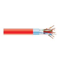 BLACK BOX C6ABC51S-RD-1000 CAT6A 650-MHZ SOLID ETHERNET BULK CABLE - SHIELDED (F/UTP), CMP PLENUM, RED, 100