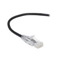 BLACK BOX C6APC28-BK-07 SLIM-NET CAT6A PATCH CABLES FEATURE A LOW-PROFILE DESIGN THAT SAVES SP