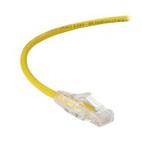 BLACK BOX C6APC28-YL-07 SLIM-NET CAT6A PATCH CABLES FEATURE A LOW-PROFILE DESIGN THAT SAVES SP