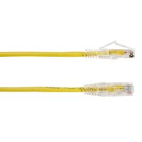 BLACK BOX C6APC28-YL-15 SLIM-NET CAT6A PATCH CABLES FEATURE A LOW-PROFILE DESIGN THAT SAVES SP