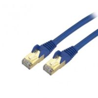 StarTech 20 ft CAT6a Ethernet Cable - 10 GbE Shielded Snagless RJ45 100W PoE Patch Cord - Blue - C6ASPAT20BL