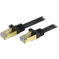 StarTech Cat6a 10GbE RJ-45 Cable (7', Black) - C6ASPAT7BK