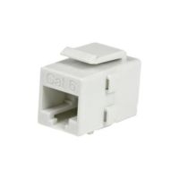 StarTech White Cat 6 RJ45 Keystone Jack Network Coupler - F/F - C6KEYCOUPLWH
